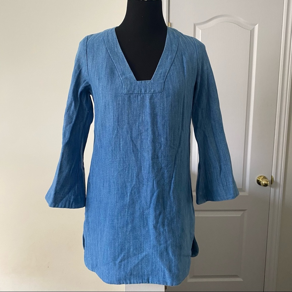 Zara denim mini dress/long shirt